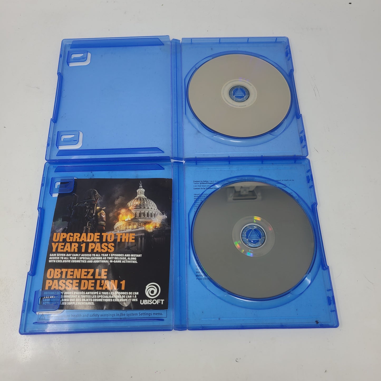 Lot of 2 PS4 Games: Call of Duty Modern Warfare & Tom Clancy's The Division 2