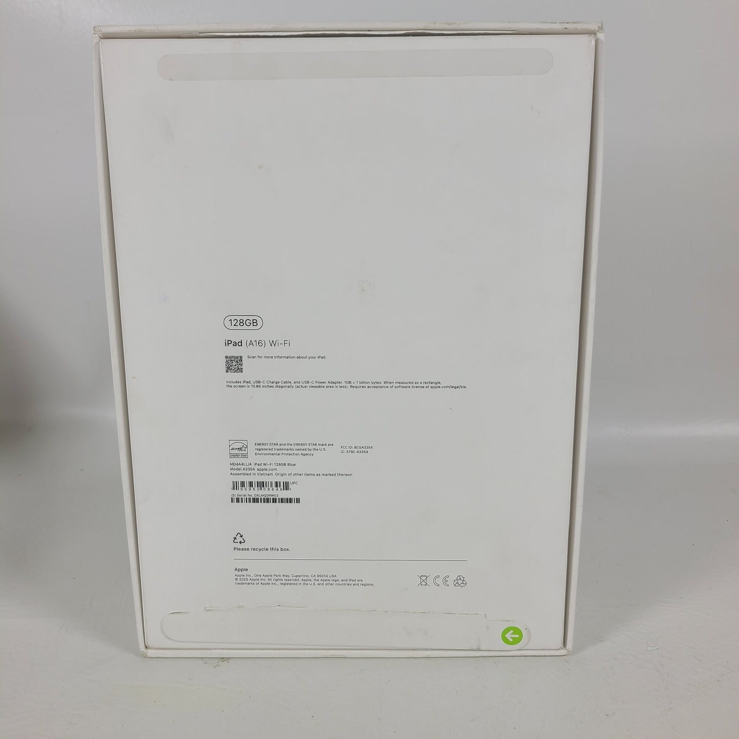 WiFi Only Apple iPad 11" (A16) 128GB Blue MD4A4LL/A