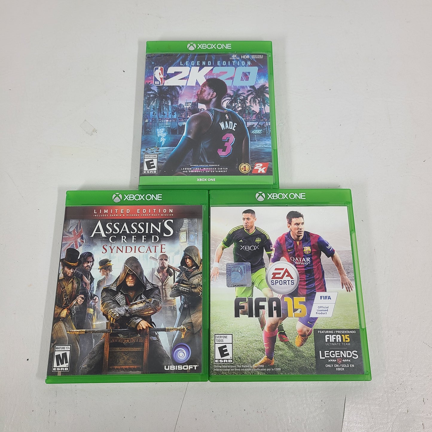 Lot 3 of Microsoft Xbox One Games