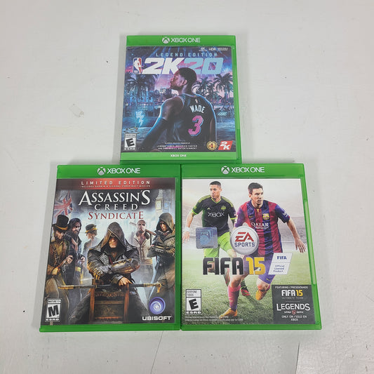 Lot 3 of Microsoft Xbox One Games