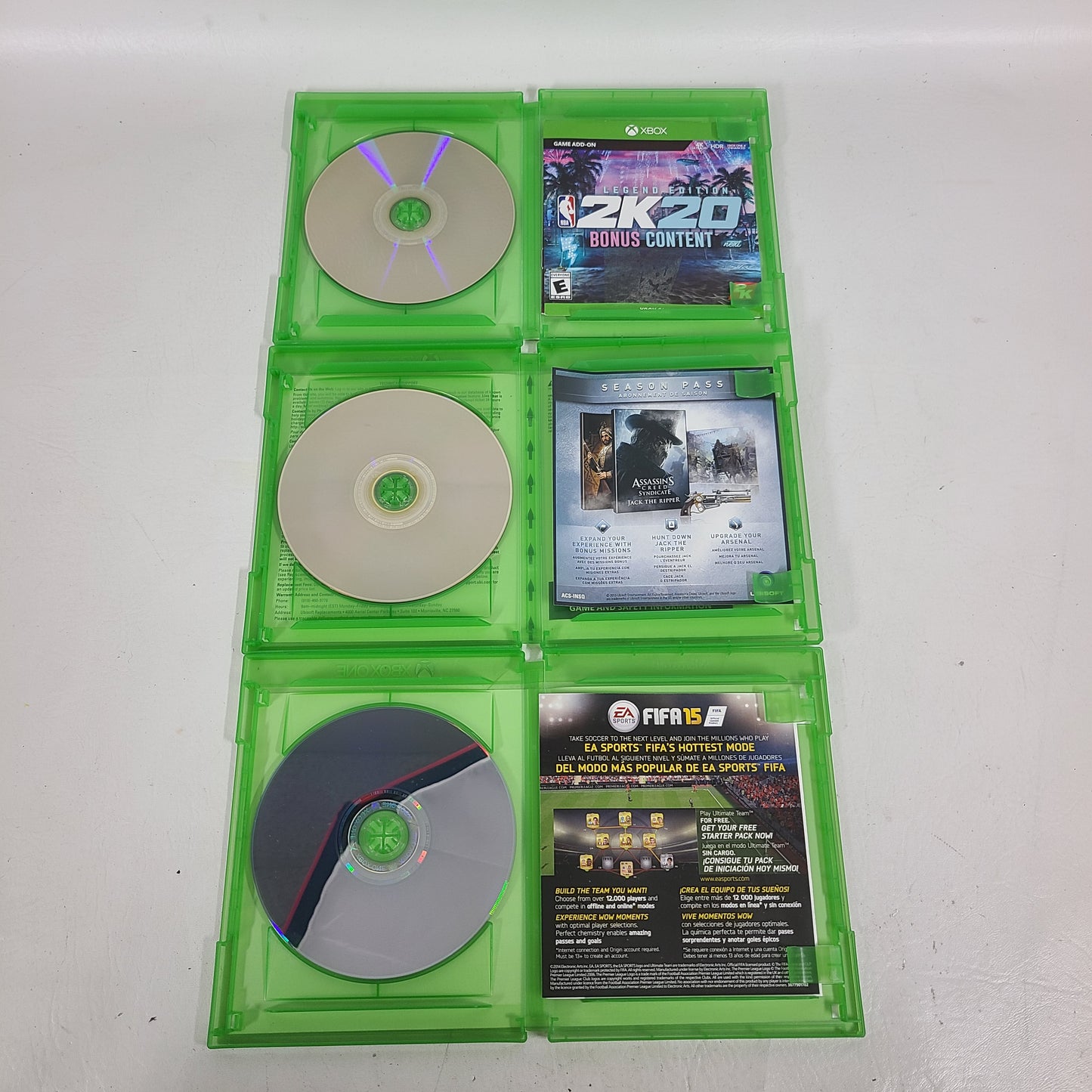 Lot 3 of Microsoft Xbox One Games
