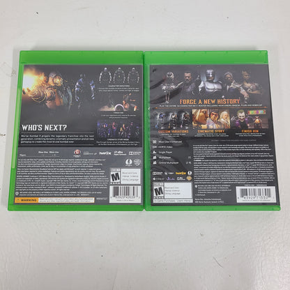 Lot of 2: Xbox One Game  Mortal Kombat 11 Aftermath Kollection & Mortal Kombat X