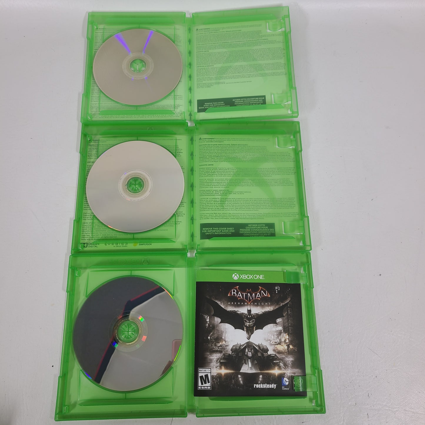 Lot of 3 Microsoft Xbox One Games