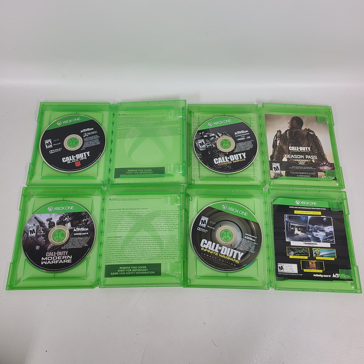 Lot of 4 Microsoft Xbox One Games