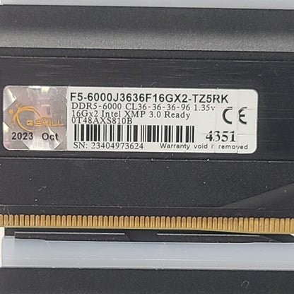 trident Trident Z5 RGB Series 32GB (2x16GB) RAM DDR5 4000MHz F5-6000J3636F16GX2