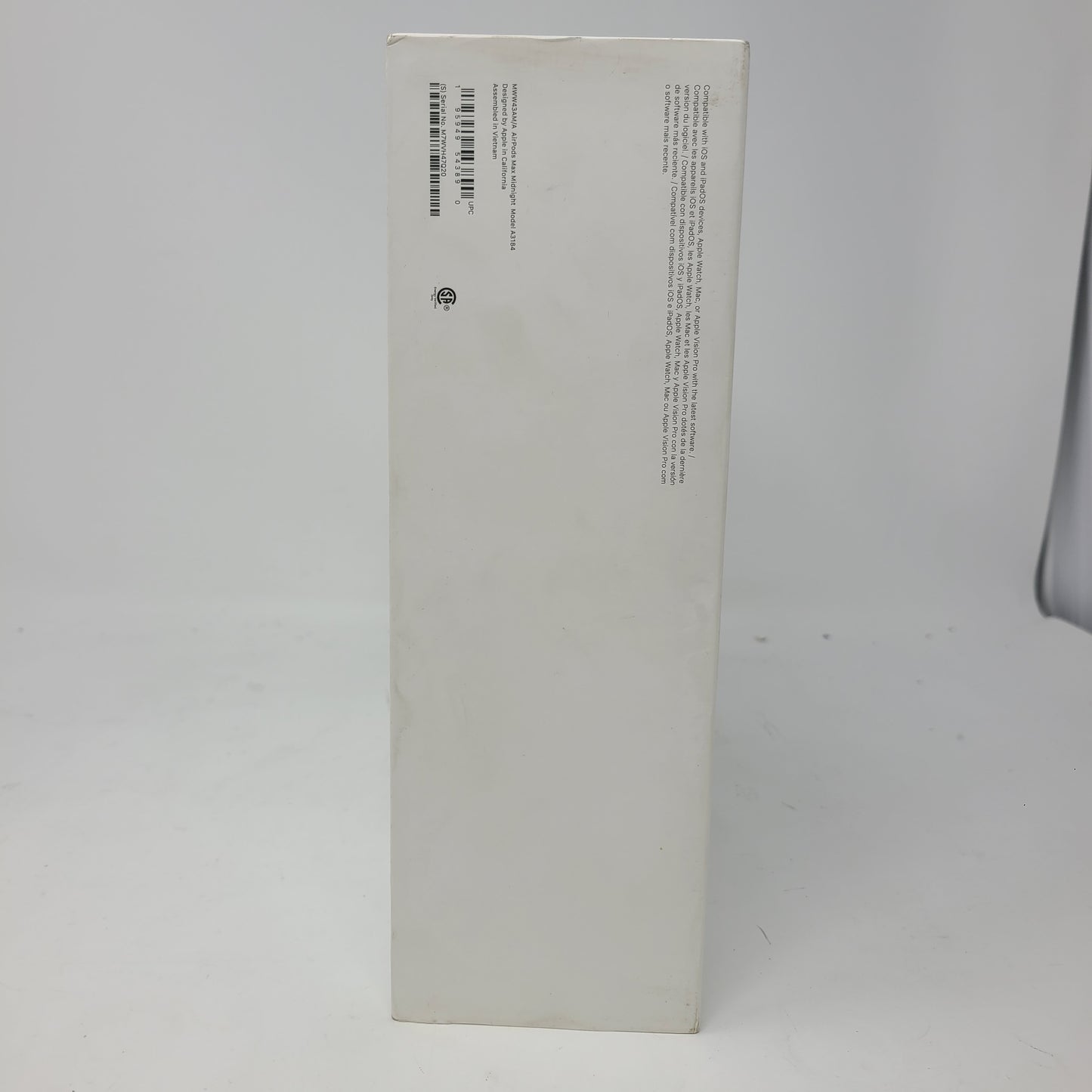 New Apple AirPods Max Wireless Over-Ear Headphones Midnight MWW43AM/A