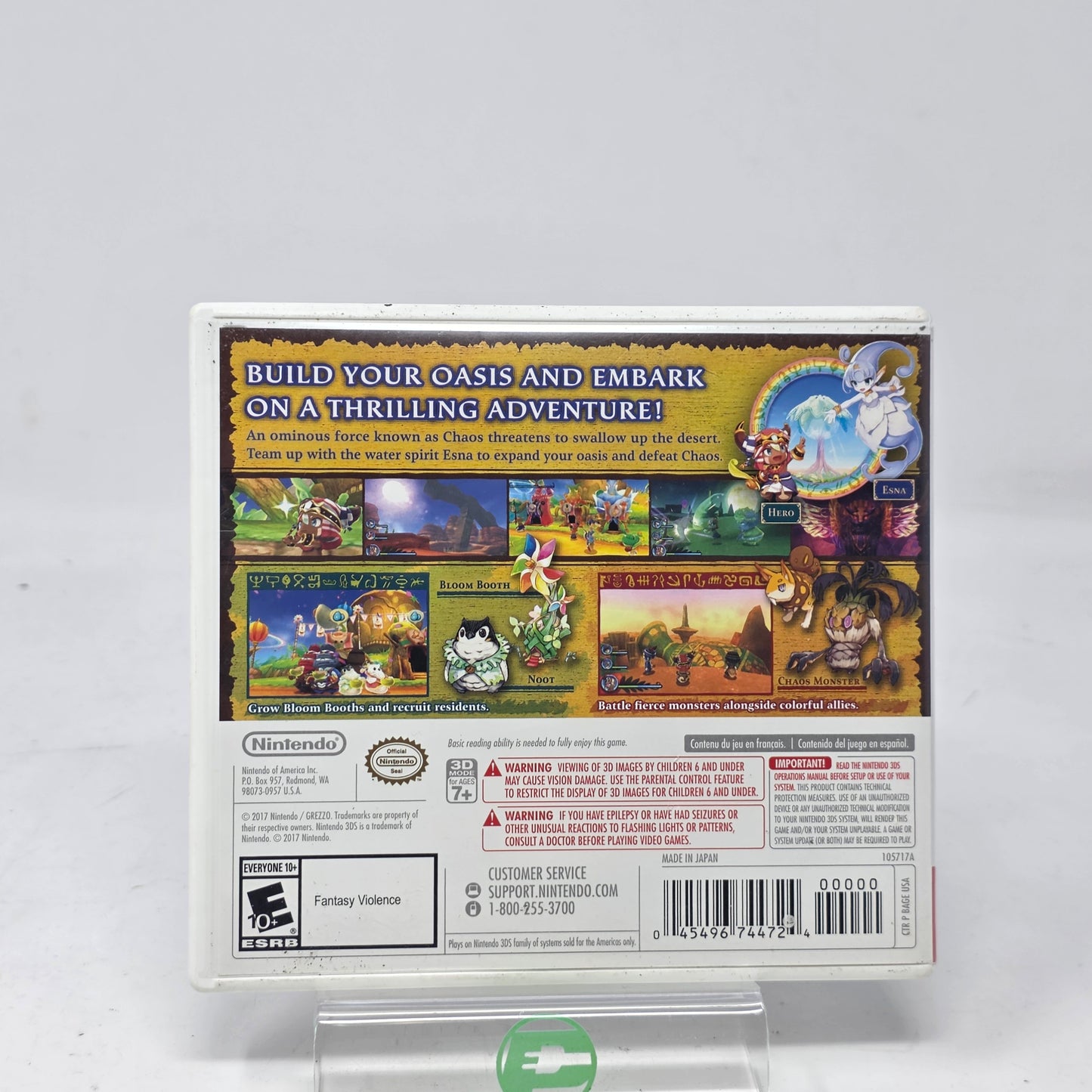 Ever Oasis (Nintendo 3DS, 2017)