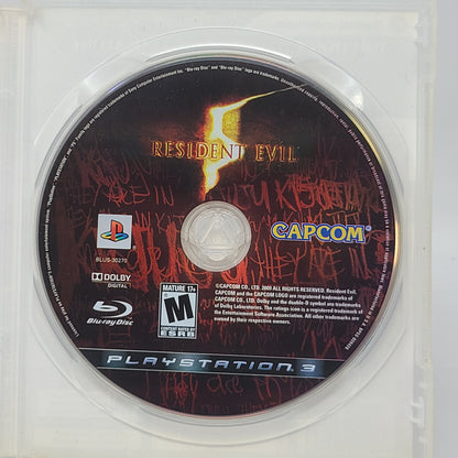 Lot of 5 PlayStation 3  Games Resident Evil 5 Max Payne 3 Fight Night Champion