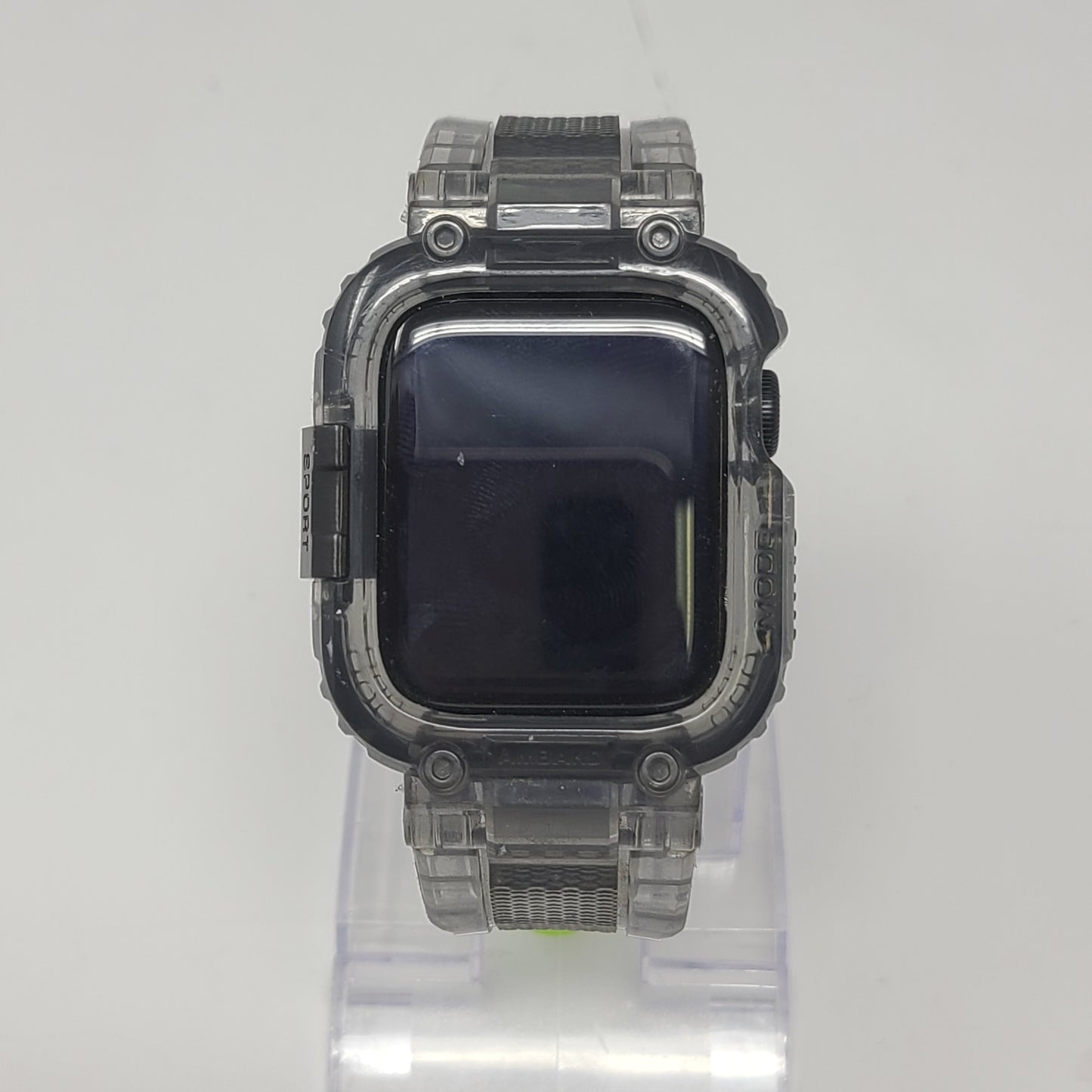 GPS Only Apple Watch SE 3 40MM Midnight Aluminum Black Transparent Rugged Bumper  MEH94LW/A