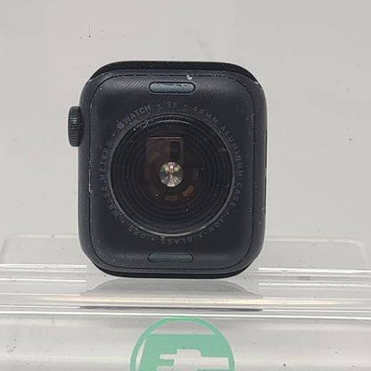 GPS Only Apple Watch SE 3 40MM Midnight Aluminum Black Transparent Rugged Bumper  MEH94LW/A