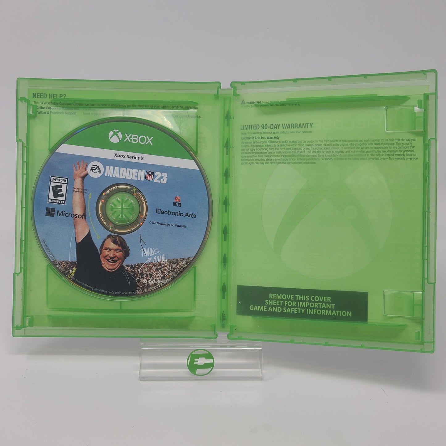Lot of 2 Xbox Series X Games Madden NFL 24 & Madden NFL 23 Bundle Tested