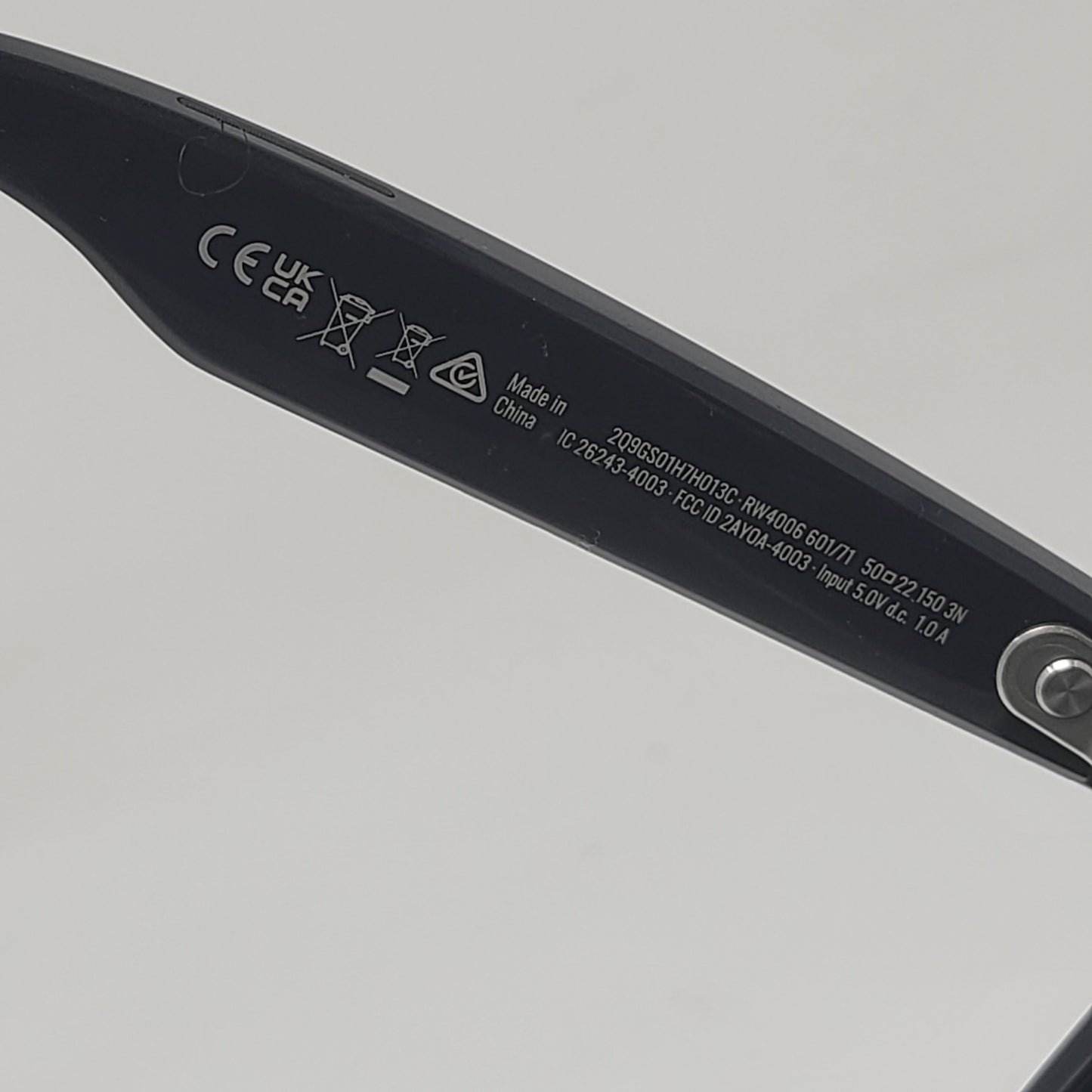Rayban Meta (Gen 1) Wayfarer RW4006 AI Smart Glasses