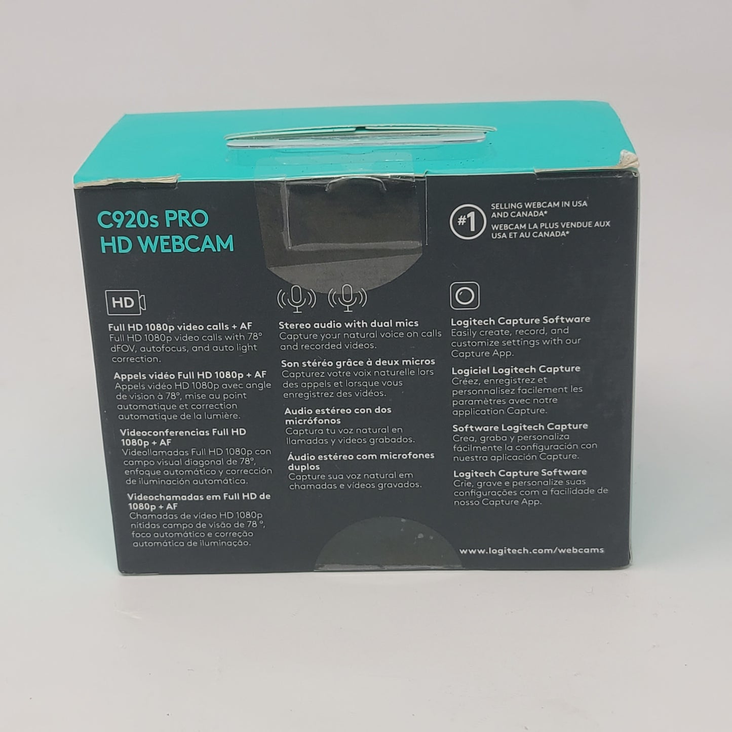 New logitech C920s HD Webcam 960-001257