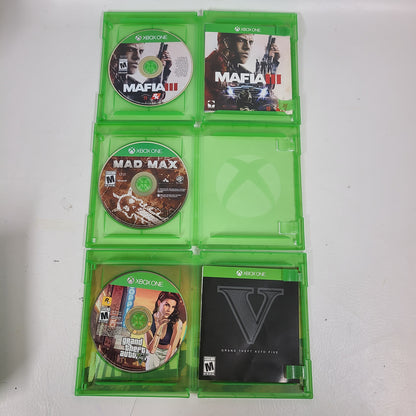 Lot of 3 Games Microsoft Xbox 360 Mafia III,Mad Max,Grand Theft Auto V