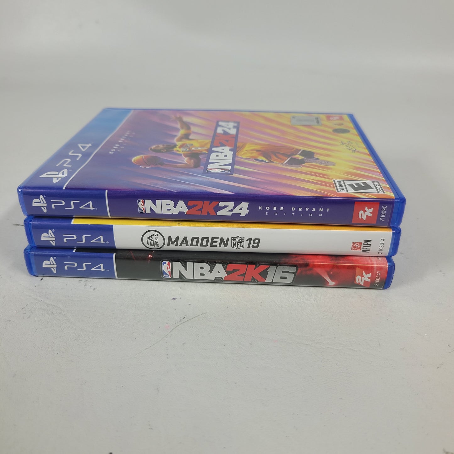 Lot of 3 Games Sony PlayStation 4 PS4 Madden NFL 19,NBA 2K16,NBA 2K24