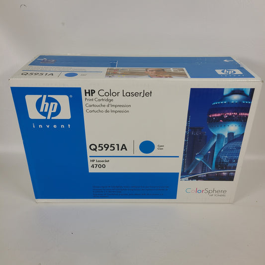 New Hp Laser Jet 643A Cyan Original Toner Cartridge Q5951A