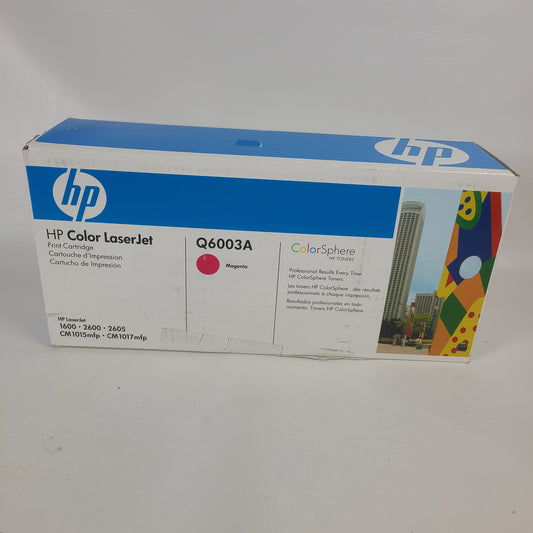 New HP  LaserJet 124A  Magenta Toner Cartridge Q6008A