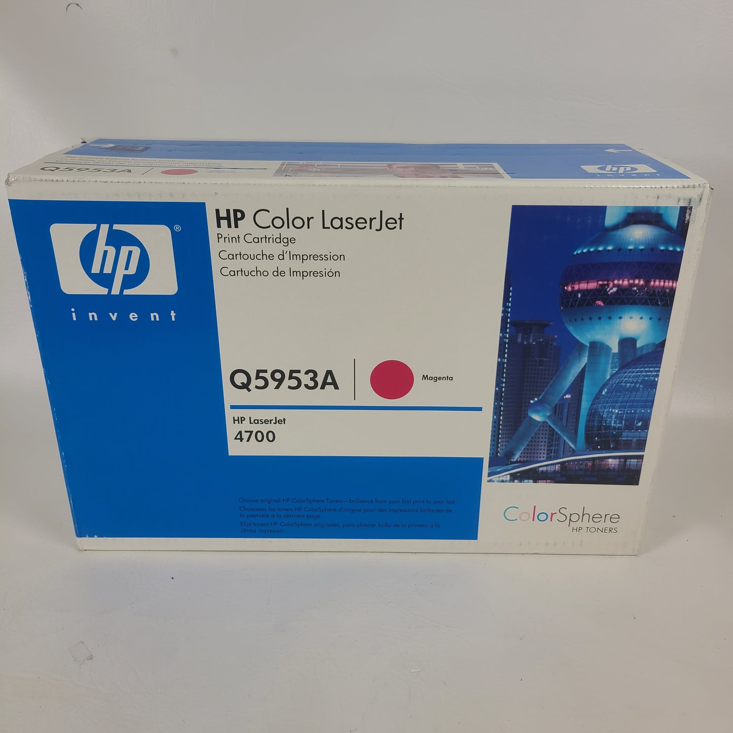 New HP LaserJet 643A Magenta Original Toner Cartridge Q5953A