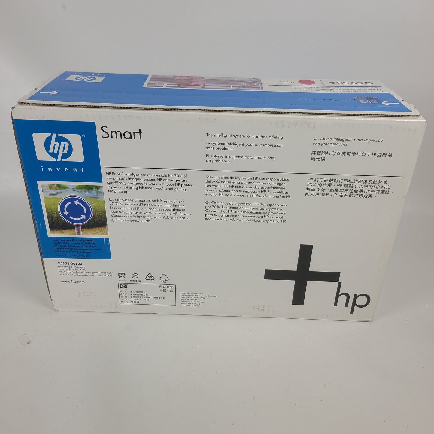 New HP LaserJet 643A Magenta Original Toner Cartridge Q5953A