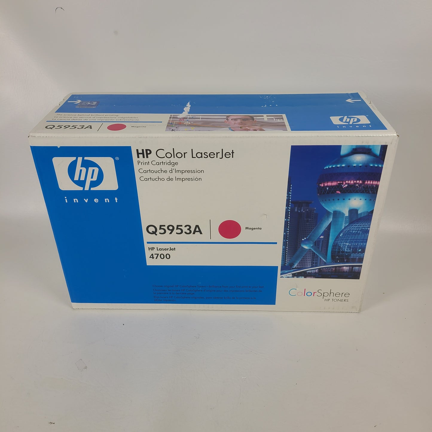 New HP LaserJet 643A Magenta Original Toner Cartridge Q5953A