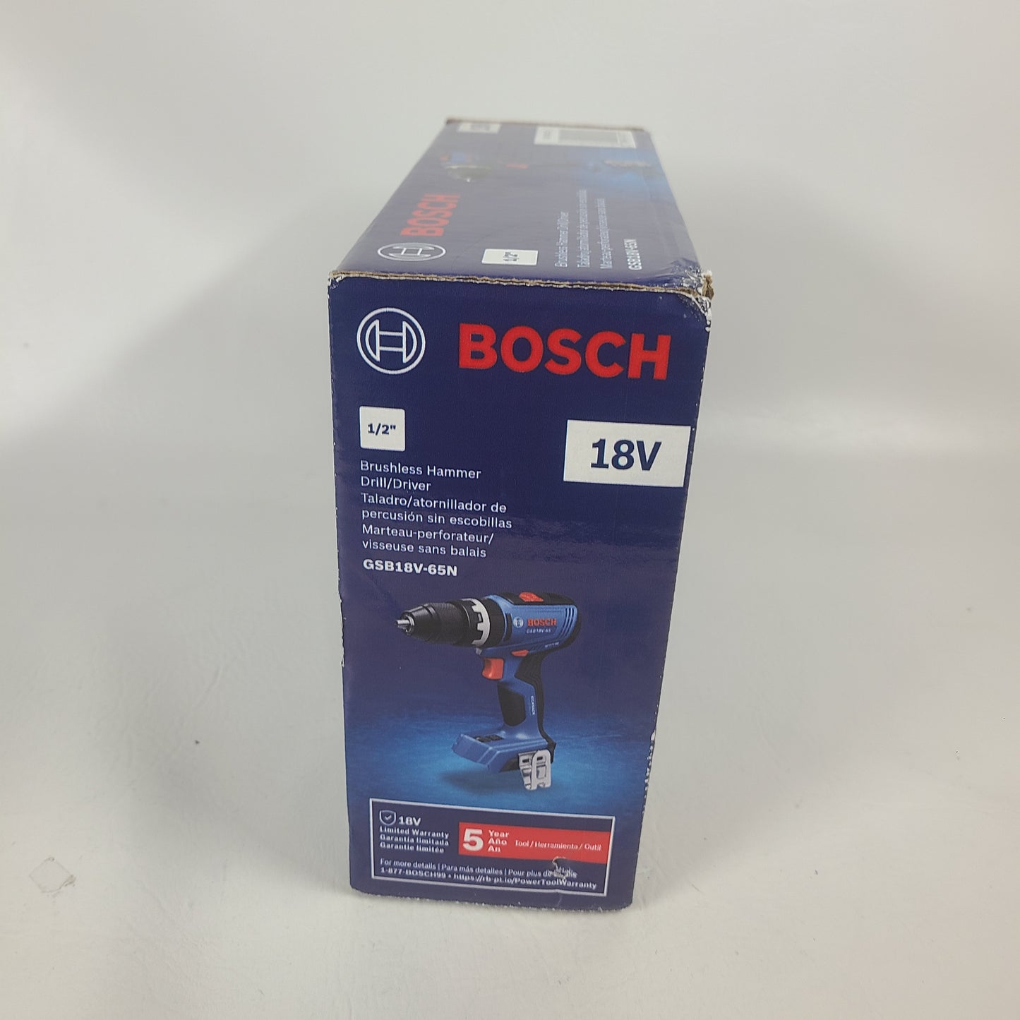 New Bosch GSB18V-65N 18V  1/2" Brushless Hammer Drill