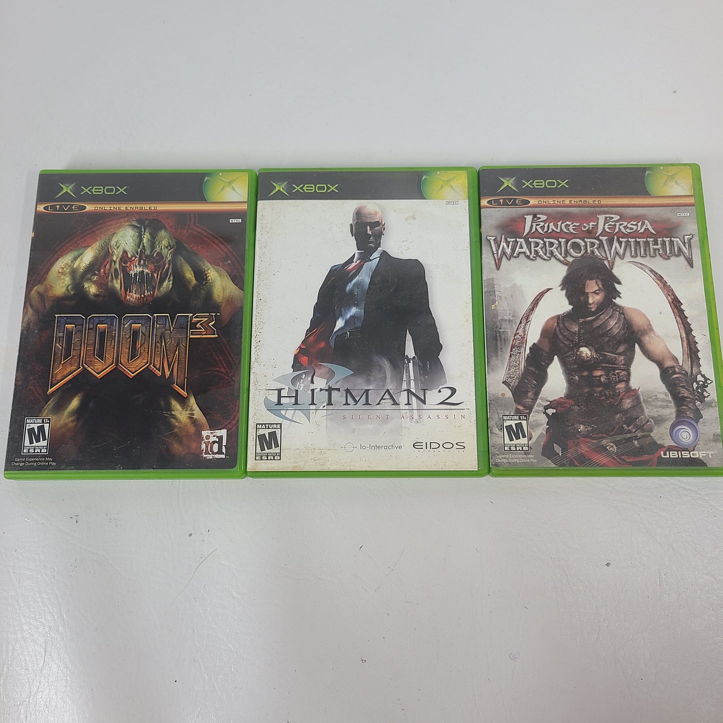 Lot of 3 Original Microsoft Xbox Games - Prince of Persia Warrior Within, 