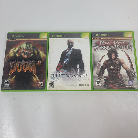 Lot of 3 Original Microsoft Xbox Games - Prince of Persia Warrior Within, 