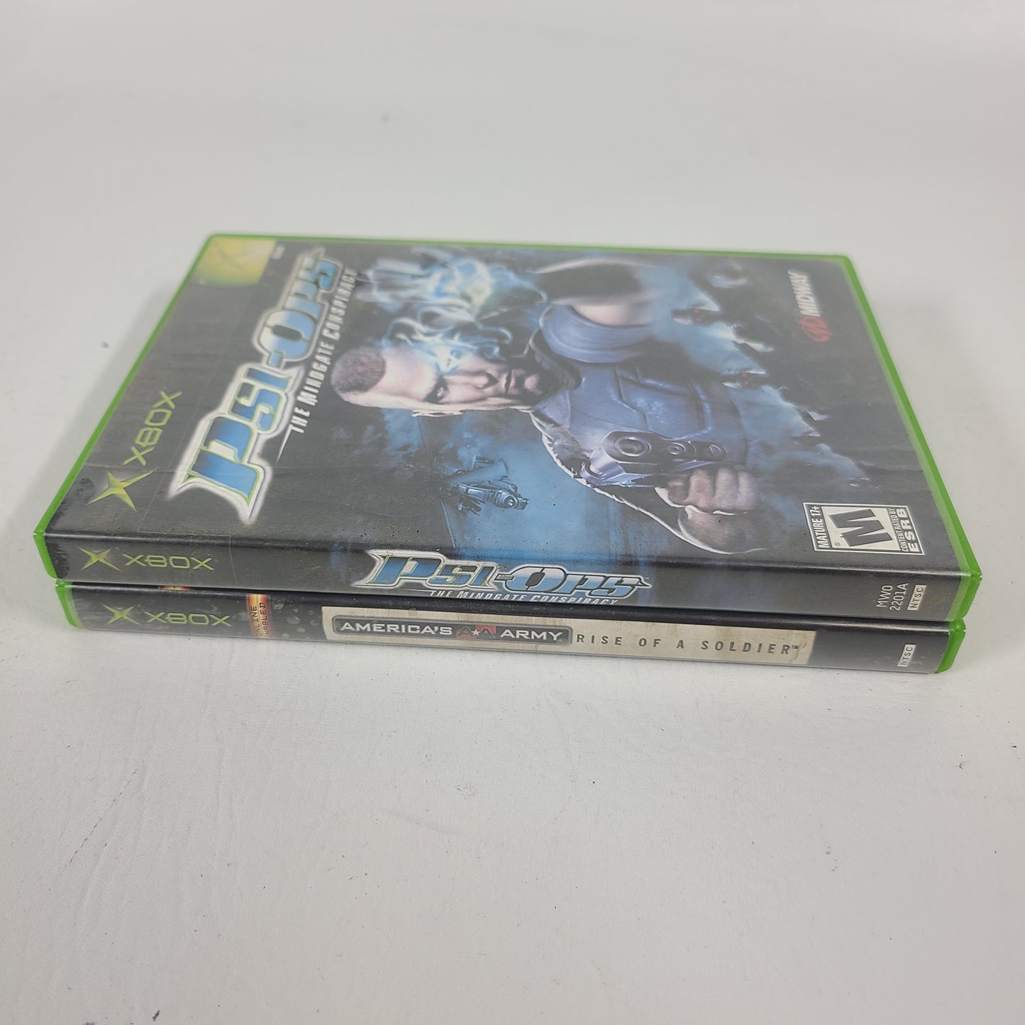 Lot of 2 Microsoft Original Xbox Games America's Army: Rise of a Soldie