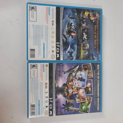 Lot of 2 Nintendo Wii U LEGO Games The Hobbit & The LEGO Movie Videogame