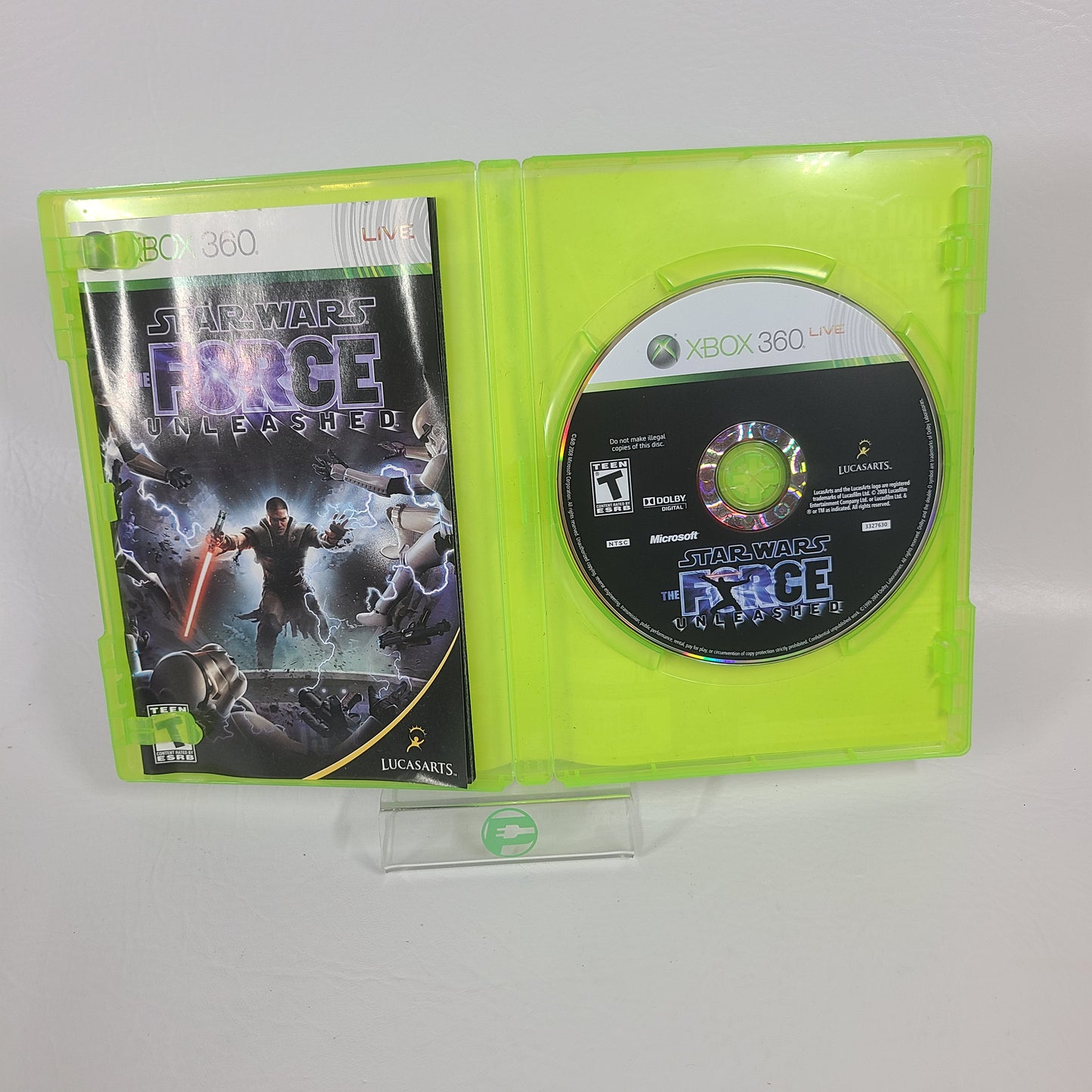Lot 2 of Microsoft Xbox 360 Games Star Wars The Force Unleashed Mass Effect