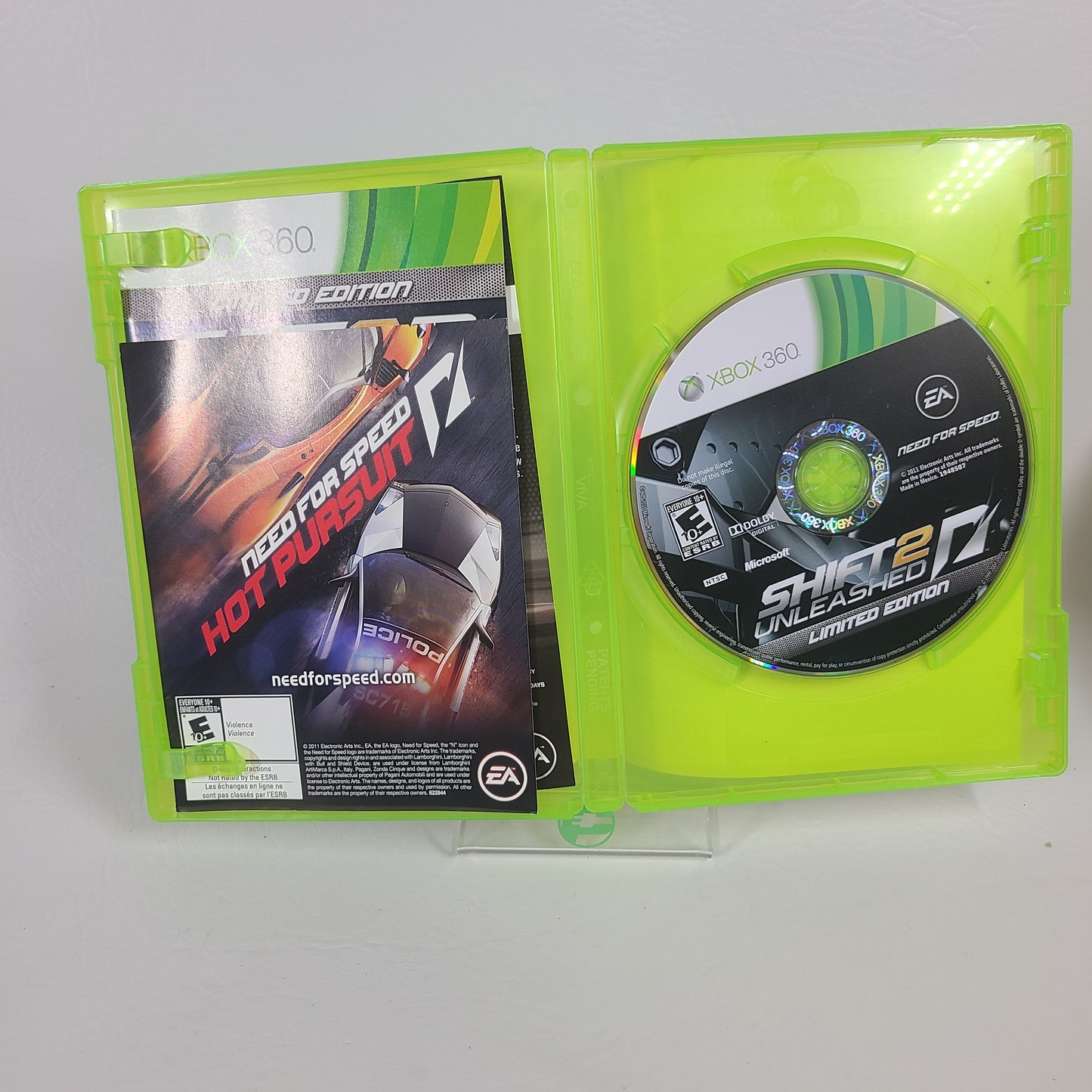 Lot 2 Xbox 360 Racing Game Shift 2 Unleashed Limited Edition Midnight Club Los 