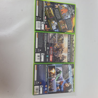Lot of 3 Microsoft Xbox 360 Superhero Games Fantastic Four Silver Surfer 
