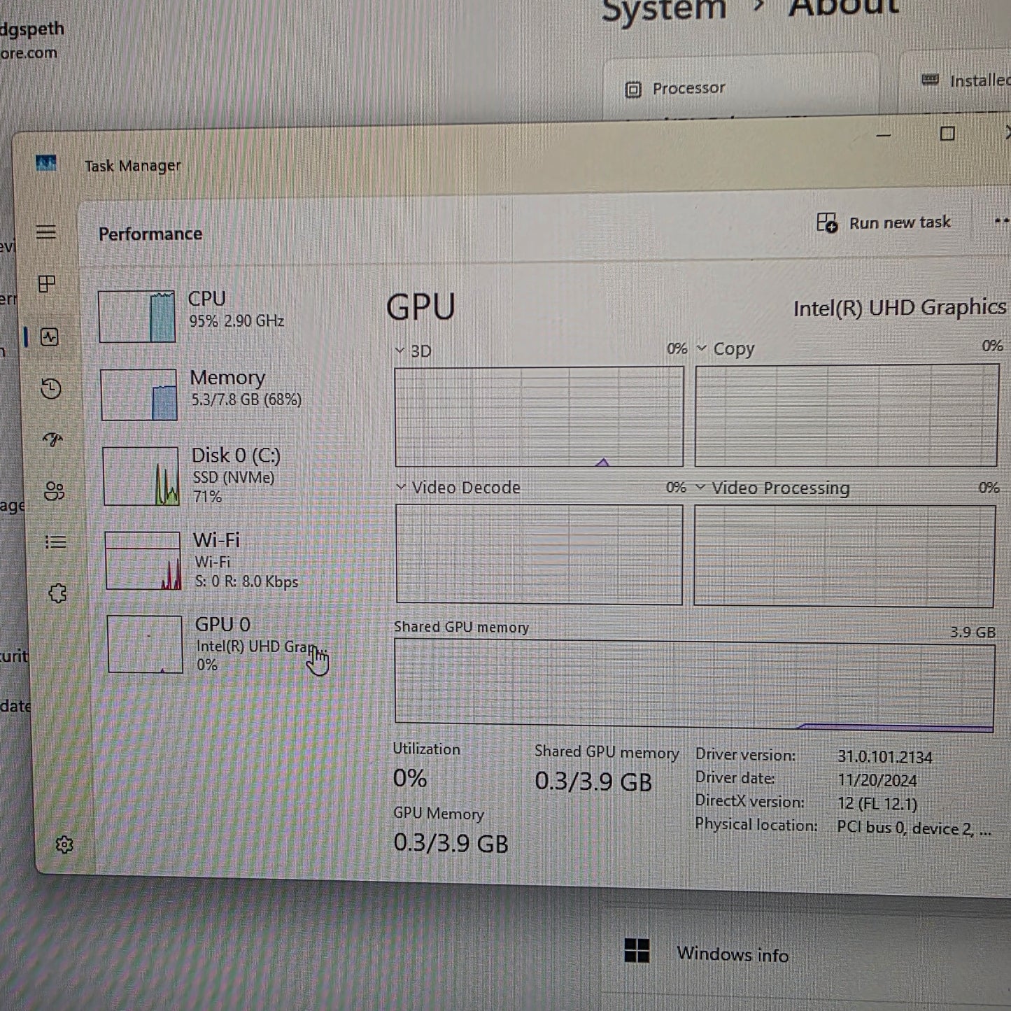 Acer Custom PC Core i5-12400 2.0GHz 8GB RAM 512GB SSD Intel