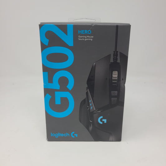 New LogiTech G502 Hero Wired Gaming Mouse 910-005469
