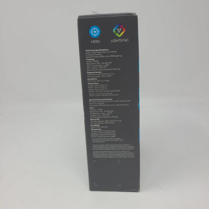 New LogiTech G502 Hero Wired Gaming Mouse 910-005469