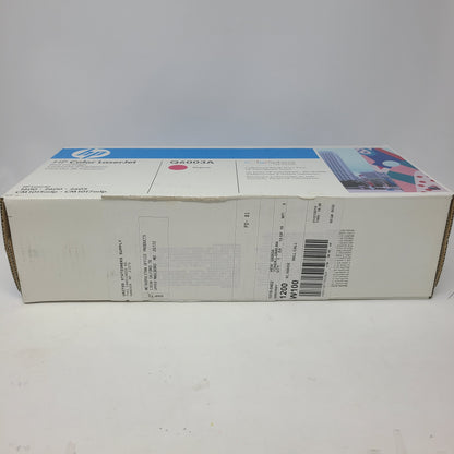 New Hp  124A  Magenta LaserJet Toner Cartridge Q6003A