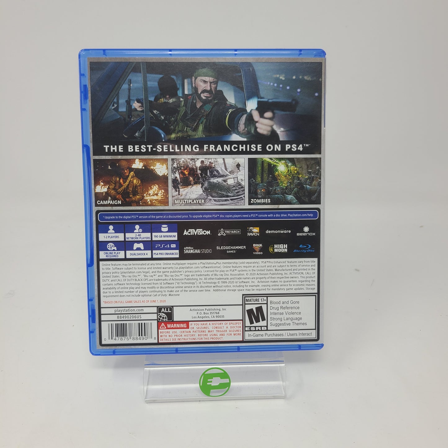Lot of 4 Sony PS4 PlayStation 4 Games Call of Duty Black Ops Cold War MW II MW 
