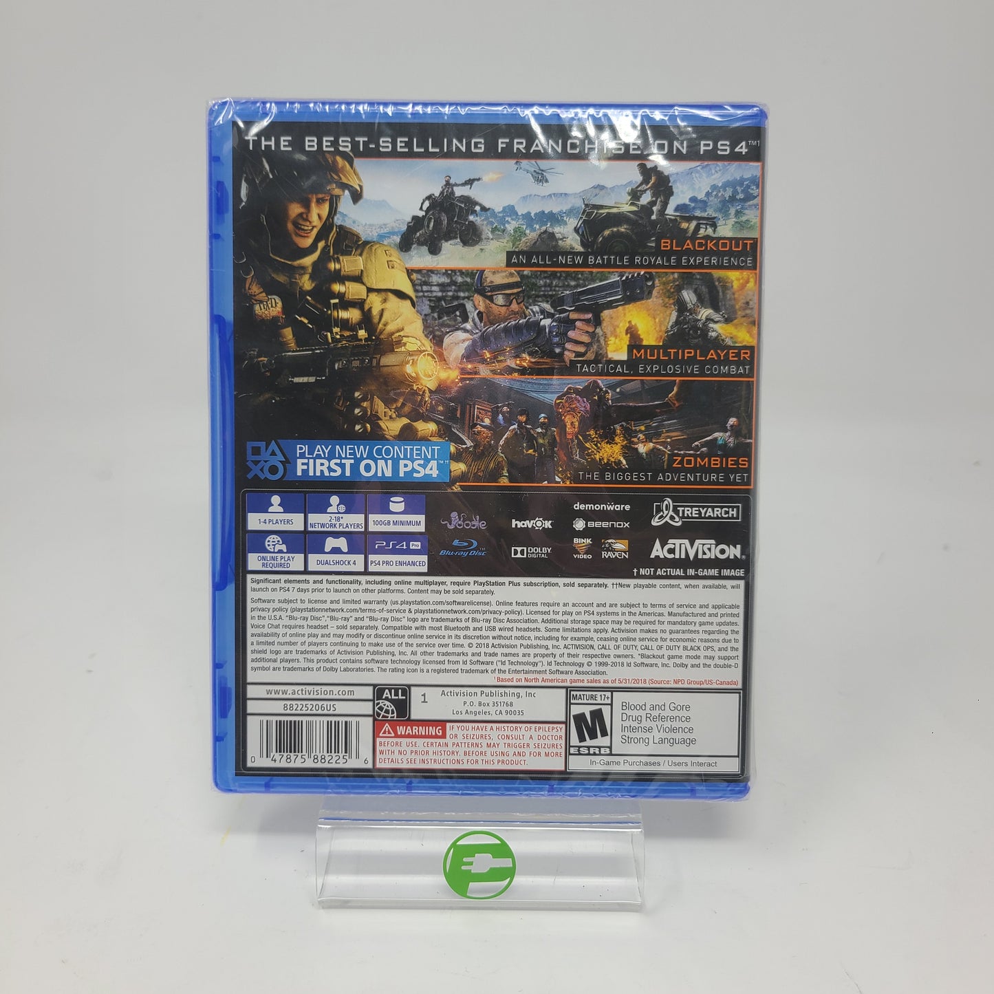 New Call of Duty: Black Ops 4 (Sony PlayStation 4 PS4, 2018)