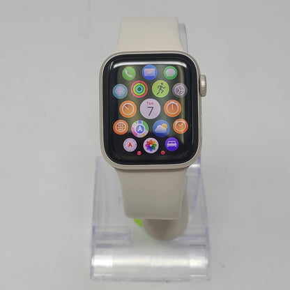 GPS Only Apple Watch SE 3 40MM Starlight Aluminum Starlight Sport Band MEH54LW/A