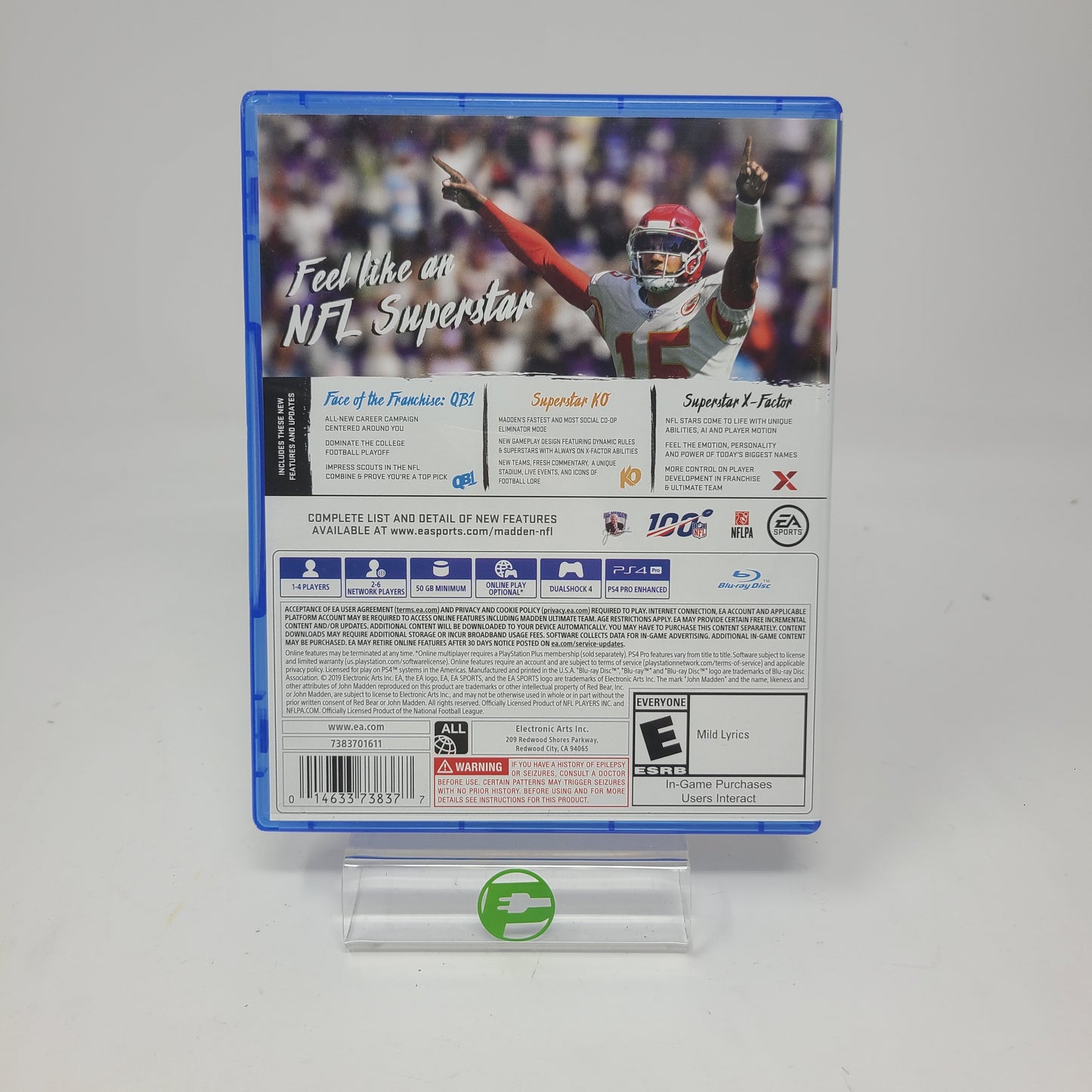 Lot of 5 PS4 Games Madden NFL 18 19 20 22 23 EA Sports Football Bundle