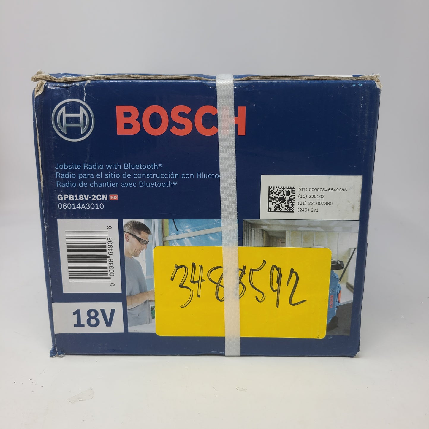 New Bosch 18V Compact Jobsite Radio w/ Bluetooth GPB18V-2CN