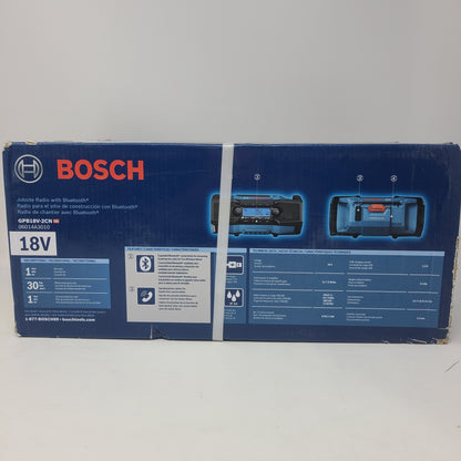 New Bosch 18V Compact Jobsite Radio w/ Bluetooth GPB18V-2CN