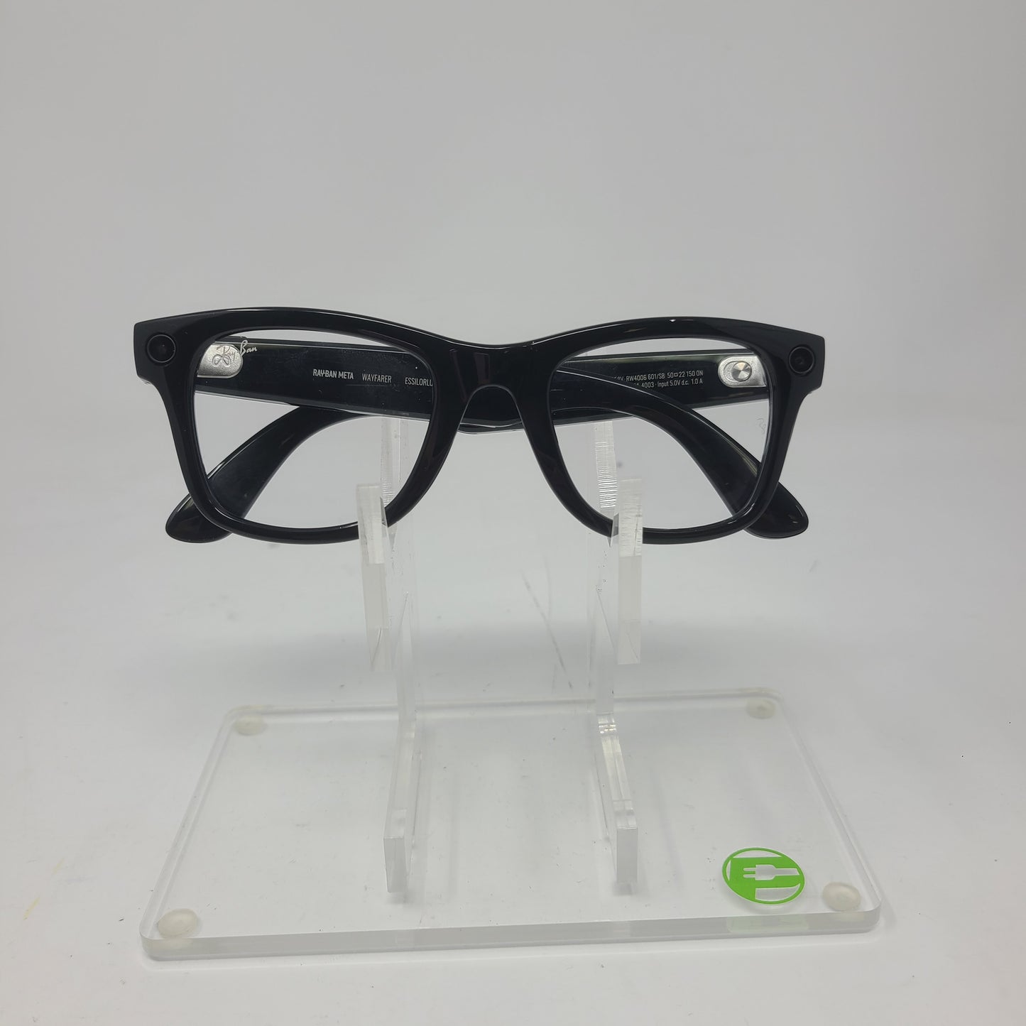 Ray-Ban Wayfarer Shiny Black Non-Polarized RW4006 AI Smart Glasses