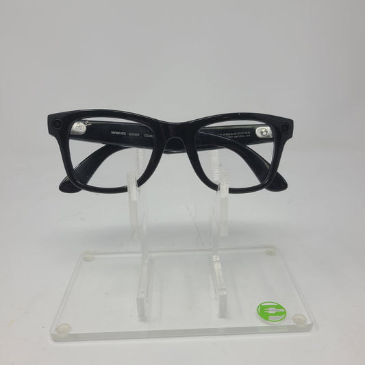 Ray-Ban Wayfarer Shiny Black Non-Polarized RW4006 AI Smart Glasses