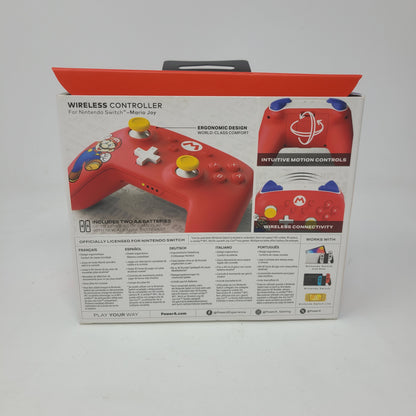 PowerA Wireless Controller for Nintendo Switch Mario Joy NSGPNMAA