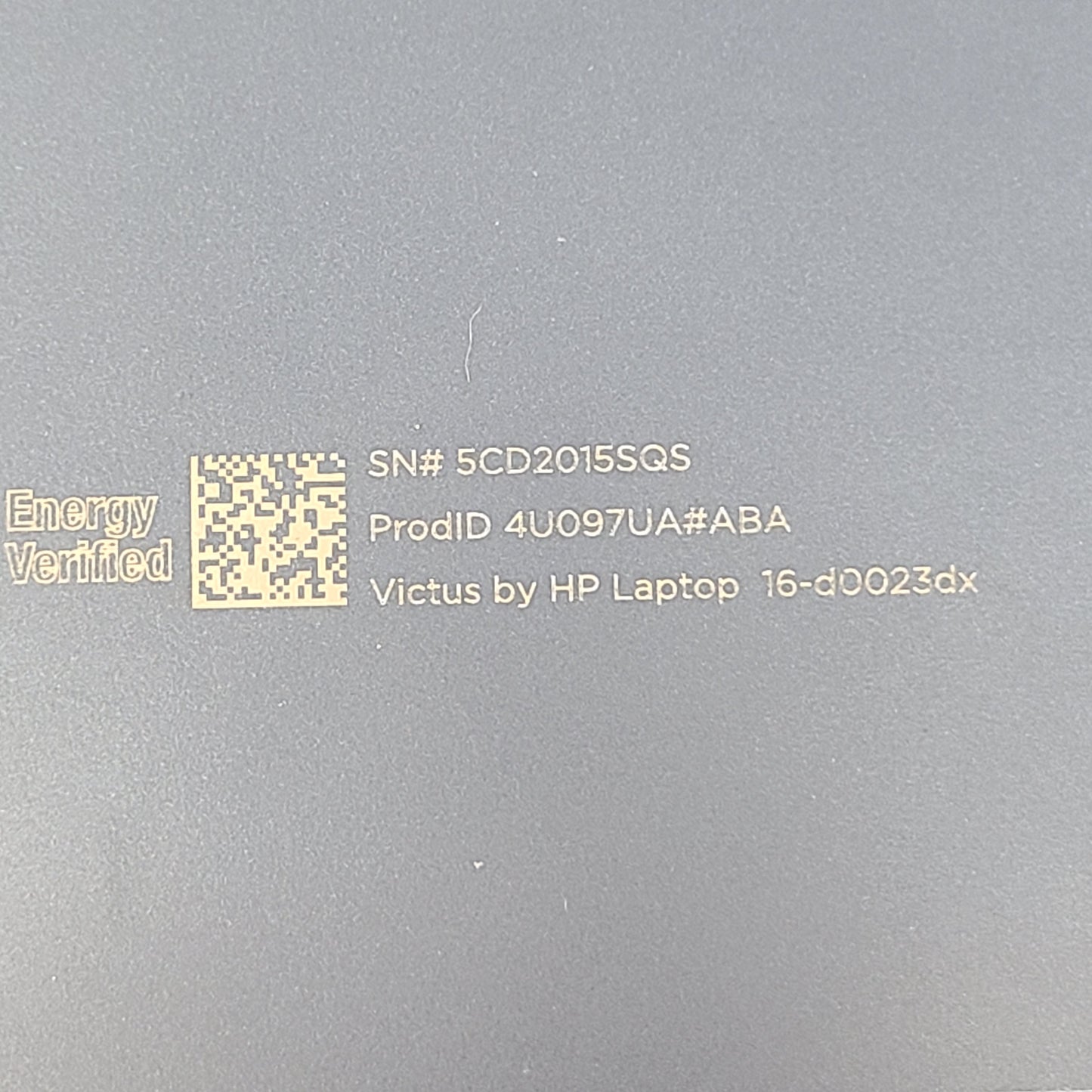 HP Victus NG1FHLR1 16.1 i5-11400H 2.7GHz 32GB RAM 256GB SSD GeForce RTX 3050 Ti