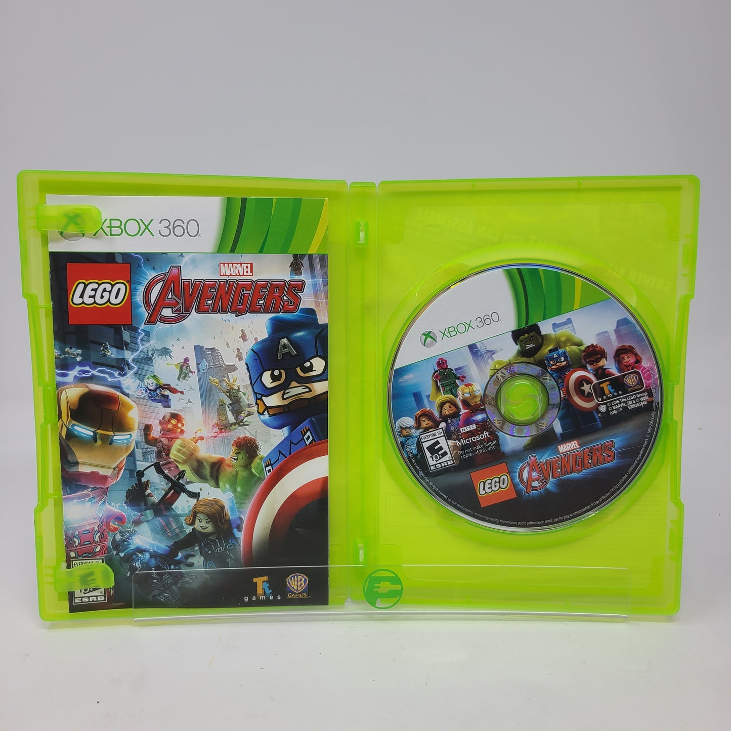 Lot of 2 Xbox 360 Games LEGO Marvel's Avengers & LEGO Batman 2 DC Super Heroes