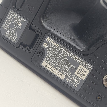 Nikon D3500 24.2 MP Digital SLR Camera Black