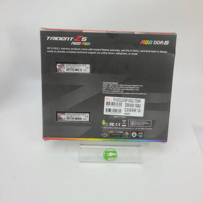 New Trident Z5 NEO RGB 32GB (2x16GB) RAM DDR5 6000MHz F5-6000J3038F16GX2-TZ5NR