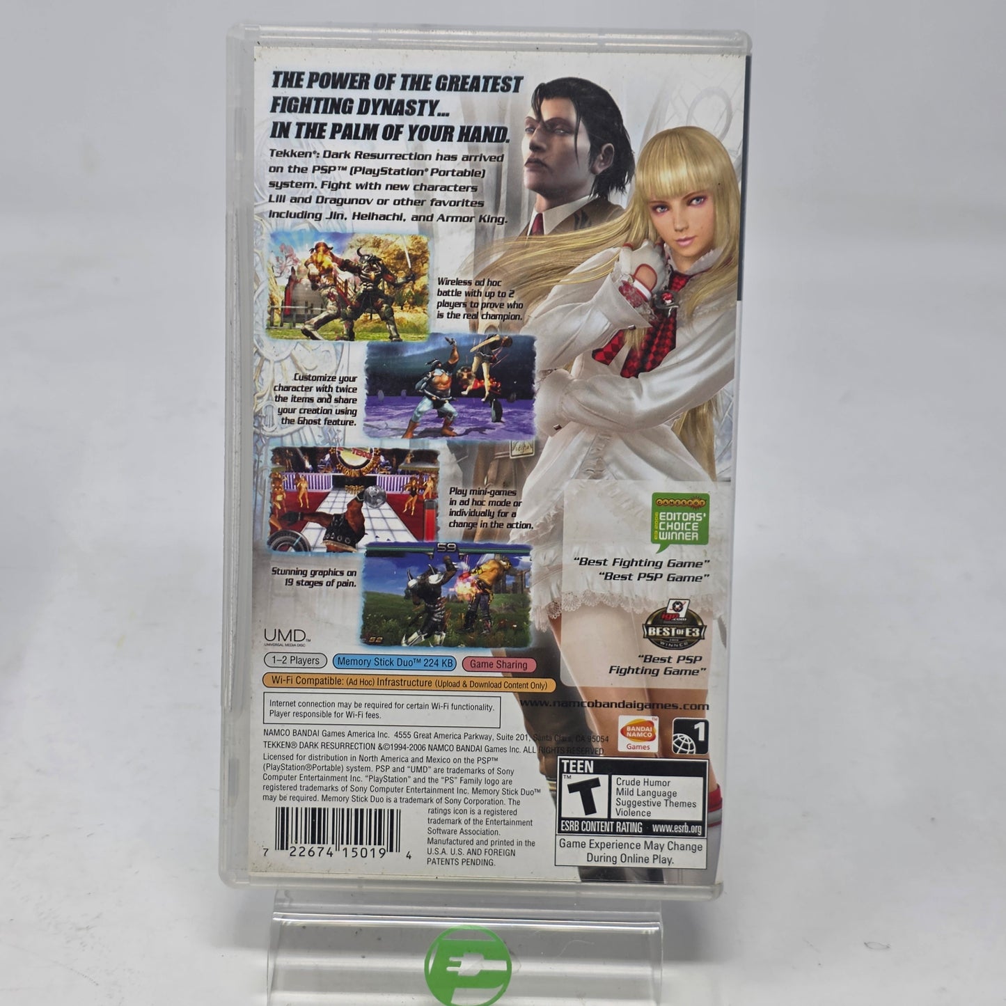 Tekken Dark Resurrection (Sony PlayStation Portable PSP, 2006)